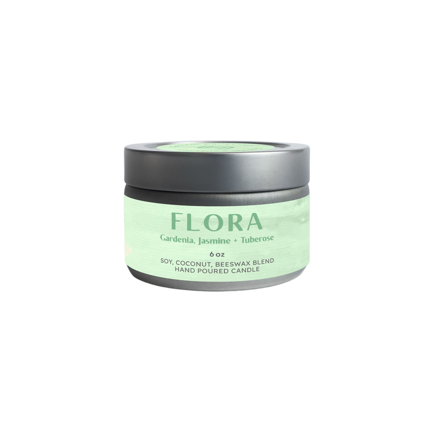 FLORA 6oz Travel Tin Candle