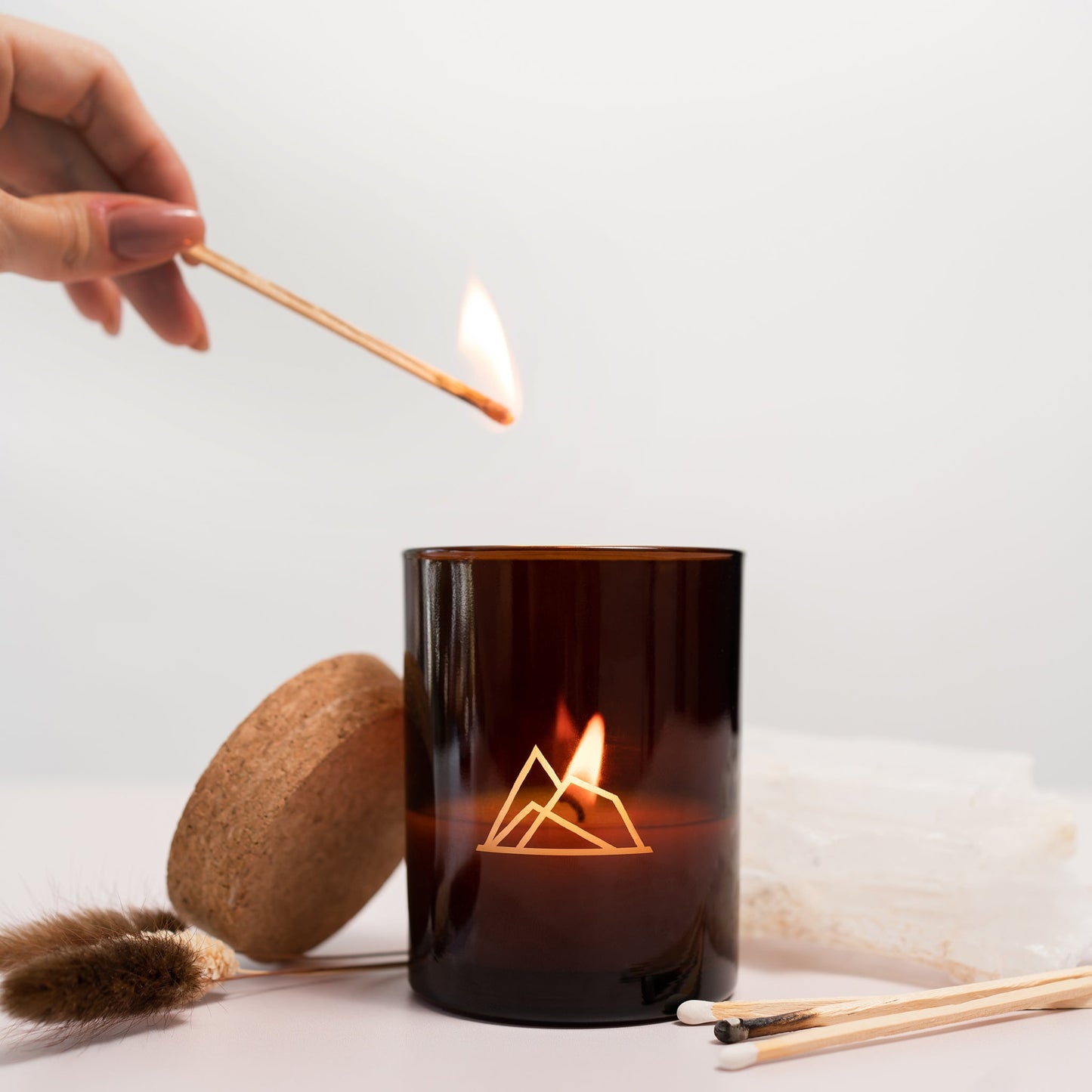 NAMASTE (T) 8oz Glass Jar Candle