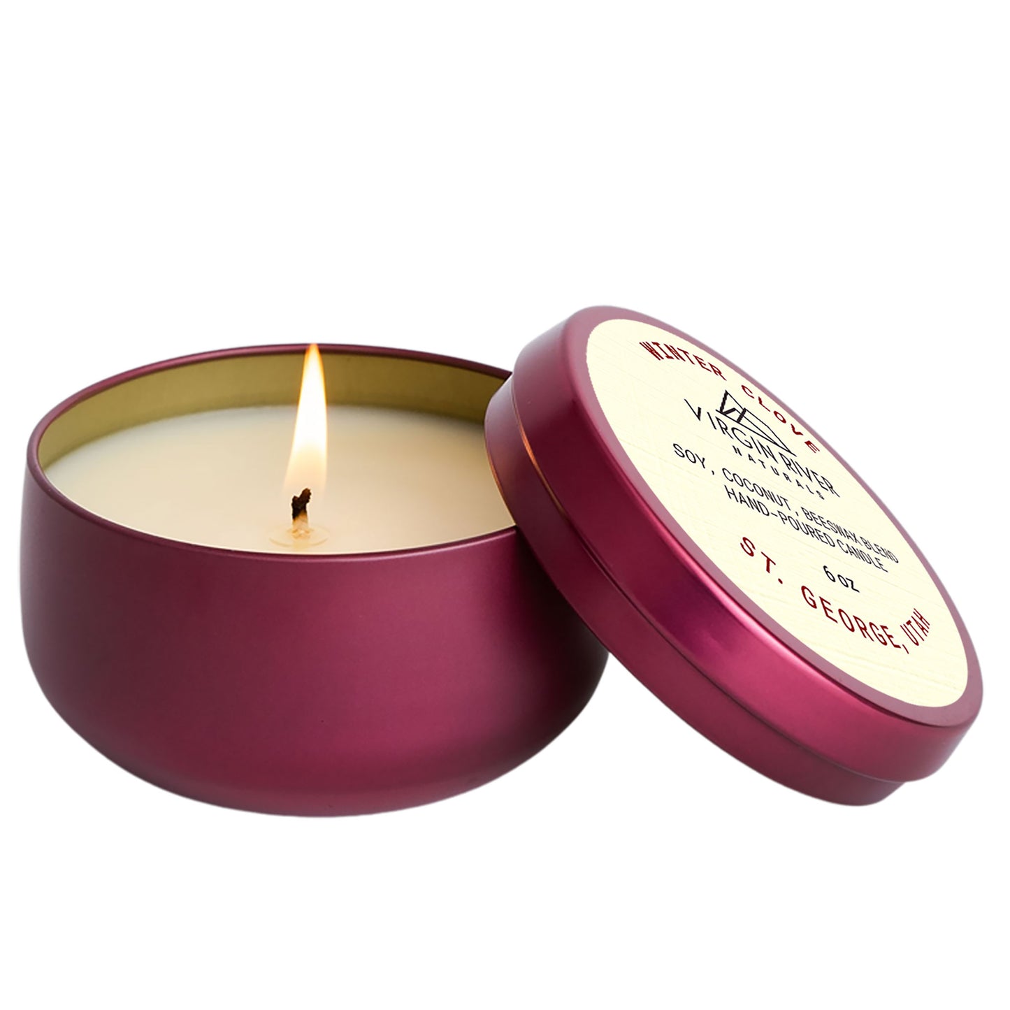 HOLIDAY WINTER CLOVE 6oz Travel Tin Candle