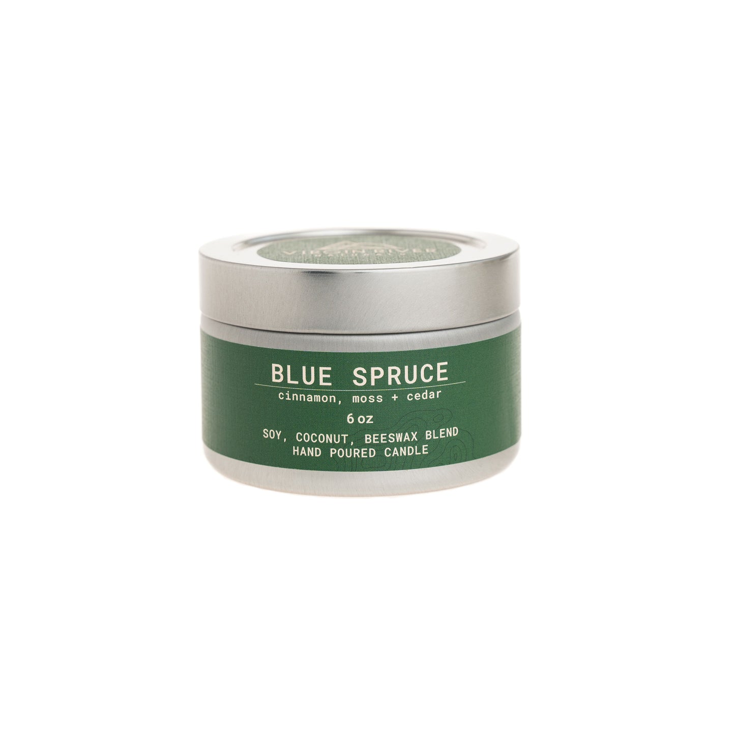 BLUE SPRUCE  6oz Travel Tin Candle