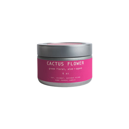 CACTUS FLOWER 6oz Travel Tin Candle