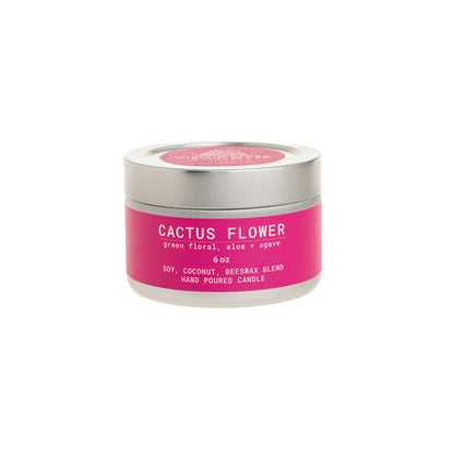 CACTUS FLOWER 6oz Travel Tin Candle