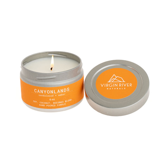 CANYONLANDS 6oz Travel Tin Candle