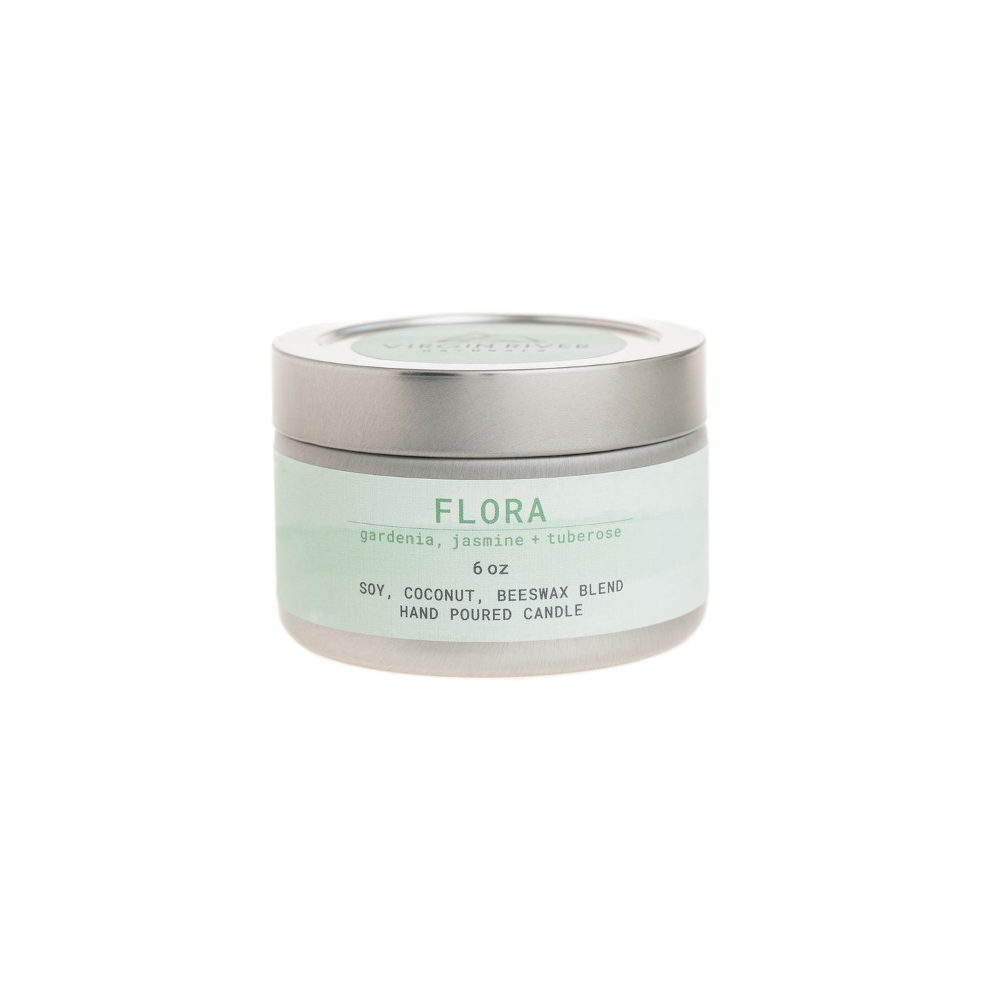 FLORA 6oz Travel Tin Candle