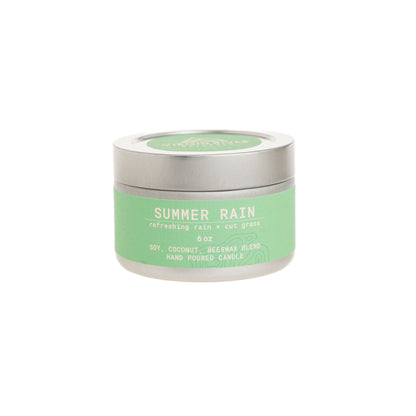 SUMMER RAIN 6oz Travel Tin Candle