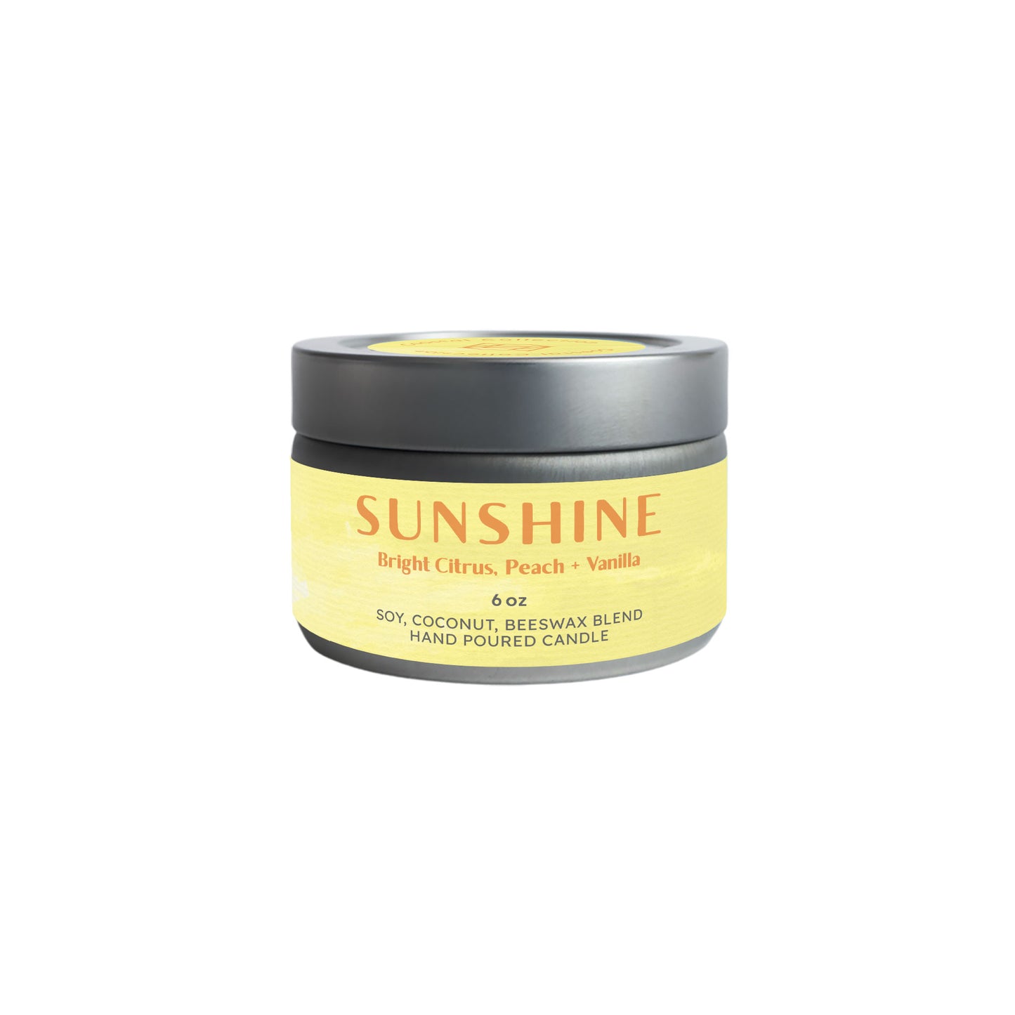 SUNSHINE 6oz Travel Tin Candle