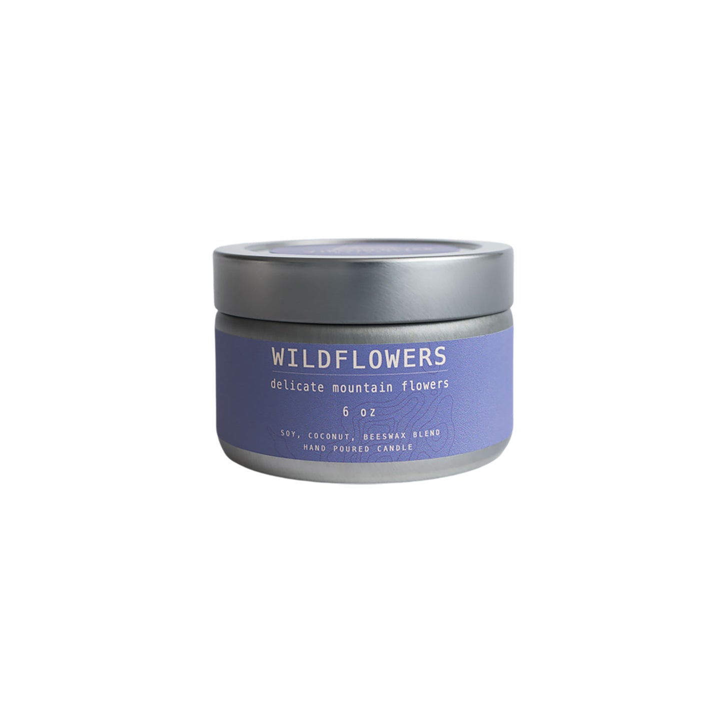 WILDFLOWERS 6oz Travel Tin Candle