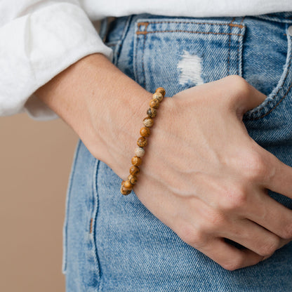 Yellow Picture Jasper Stone